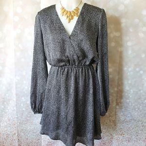 Leyden Wrap Mini Dress